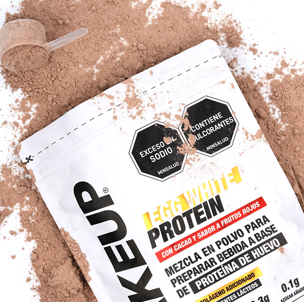 Proteina De Huevo Egg White Protein Cacao y Frutos Rojos 510g